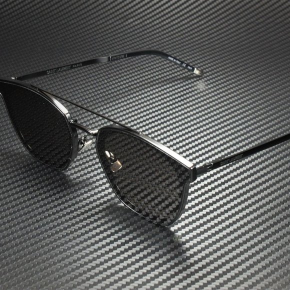 Saint Laurent Black 61mm Men's Sunglasses - Picture 1 of 5